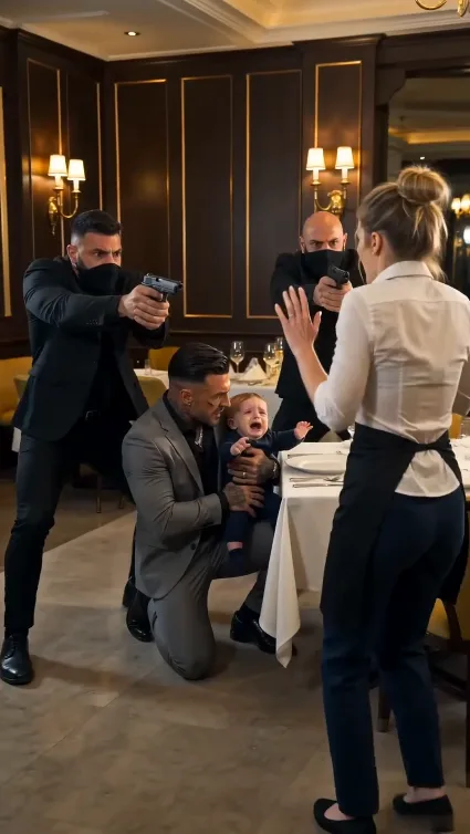 THE MAFIA BOSS'S BABY REACHED FOR A TERRIFIED WAITRESS—THEN THE MAN WHO FEARED NOTHING SAW THE NECKLACE HIS MISSING WIFE HAD BEEN WEARING