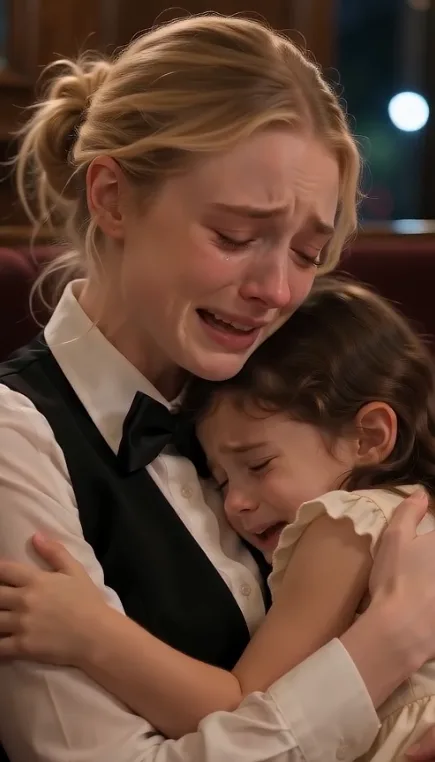 THE MAFIA BOSS FOUND A CRYING WAITRESS SHIELDING HIS LITTLE DAUGHTER—THEN THE CHILD WHISPERED WHAT HIS BROTHER HAD DONE