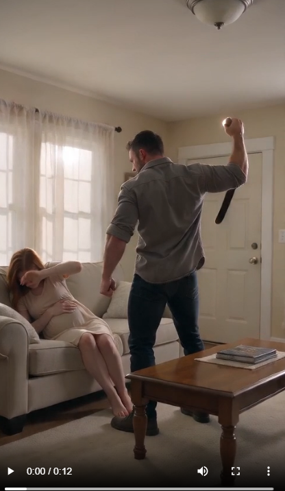 Her Husband Was About to Whip His Pregnant Wife... Until Police Walked In