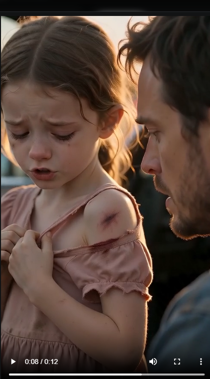 She Whispered “Daddy, Take Me Home” — Then He Saw The Mark