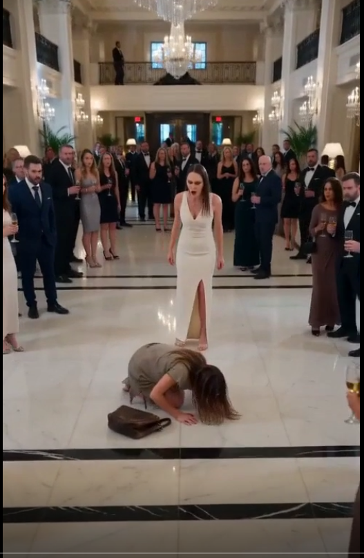 She Was Humiliated on a Marble Floor by the Rich… Then the Hotel Manager Revealed Her Secret Identity