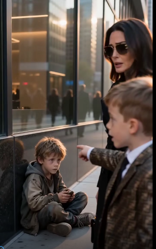 A Billionaire’s Son Saw a Homeless Boy Who Looked Exactly Like Him… Then His Mother Turned Pale
