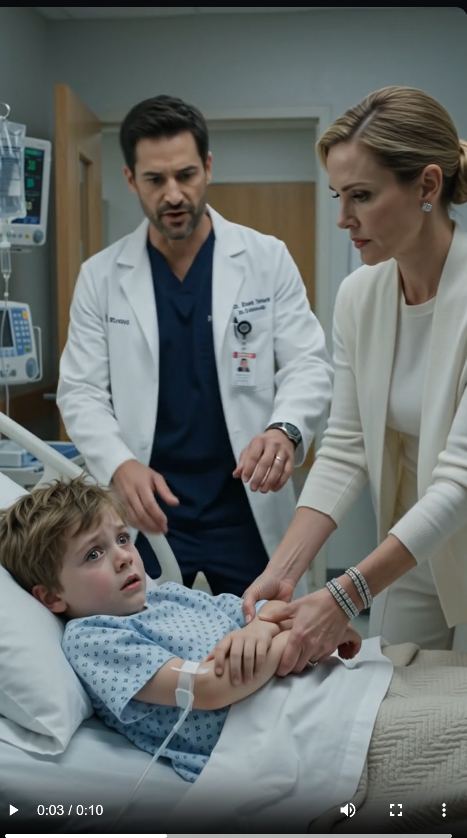 🔥 She Forced a 5-Year-Old Boy to Drink Water in the Hospital… But the Doctor’s Flashlight Revealed the Lie She Tried to Hide
