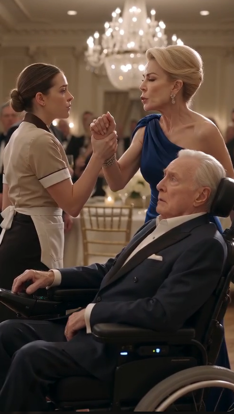 🔥 “The Billionaire Woman Raised Her Hand at a Disabled Man in Front of 200 Guests — But She Never Expected the Hotel Maid to Reveal a Secret That Destroyed Her Empire”