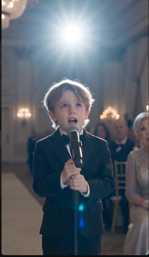 🔥 The Groom Was About to Say “I Do” — Then His 7-Year-Old Son Walked Onto the Stage and Exposed the Bride’s Dark Secret
