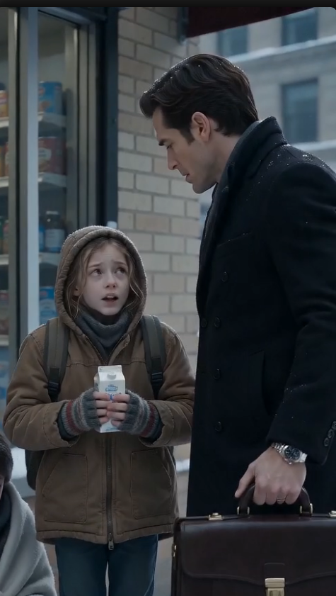 She Didn’t Ask the Billionaire for Money. She Only Asked for a Small Carton of Milk — And Promised She Would Pay Him Back When She Grew Up