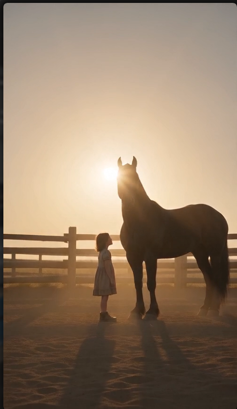 The Little Girl Who Made a Million Dollar Stallion Kneel ⭐