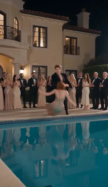 Young Man Pushes a Girl Into the Pool and Laughs—Seconds Later, Her Billionaire Father Arrives and Makes Him Regret Everything
