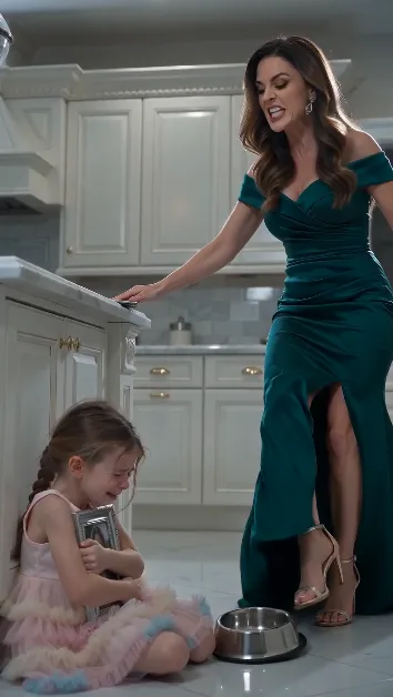 THE BILLIONAIRE CAME HOME EARLY AND FOUND HIS DAUGHTER EATING FROM A DOG BOWL — THEN HIS FIANCÉE MADE ONE MISTAKE THAT EXPOSED EVERYTHING