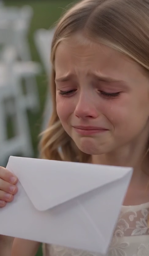 MY DAUGHTER HANDED ME A CRUMPLED NOTE 10 MINUTES BEFORE MY WEDDING—WHAT MY BRIDE HAD PLANNED FOR HER ENDED EVERYTHING