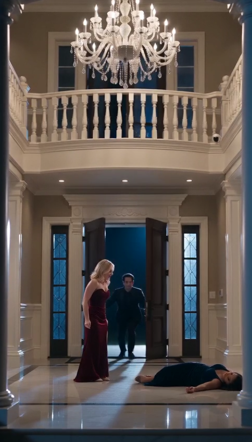 The Camera Above the Staircase Caught the Horrifying Truth