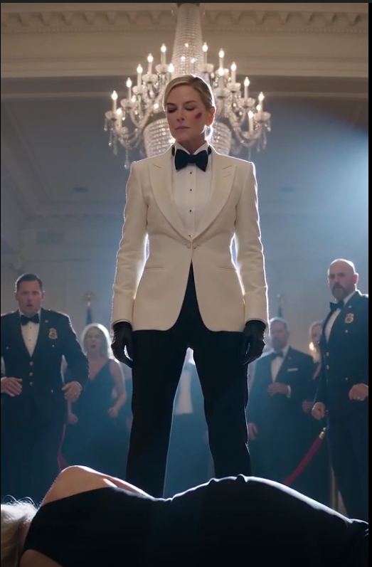 SHE SAID, “I OWN PEOPLE LIKE YOU”—THEN THE WOMAN IN THE TUXEDO ORDERED SECURITY TO LOCK THE BALLROOM