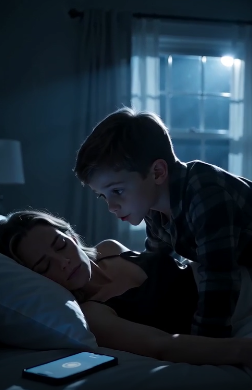 MY 7-YEAR-OLD SON CRAWLED INTO MY BED AT 2:47 A.M. AND WHISPERED, “DAD HAS A GIRLFRIEND… AND SHE’S GOING TO TAKE YOUR MONEY.”