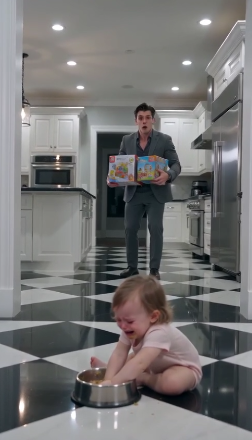 A BILLIONAIRE CAME HOME EARLY—AND FOUND HIS 6-YEAR-OLD DAUGHTER EATING FROM THE DOG’S BOWL. 💔