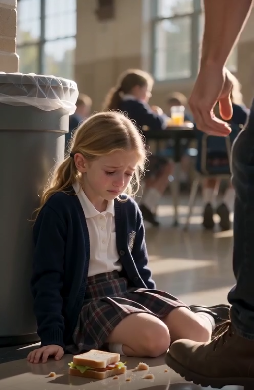 THE BILLIONAIRE FOUND HIS DAUGHTER EATING FOOD OFF THE FLOOR AT SCHOOL—THEN HE DISCOVERED WHY THE ENTIRE SCHOOL WANTED HER GONE