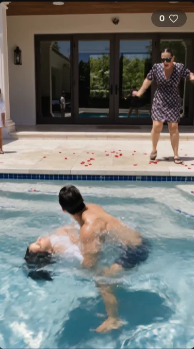 SHE PUSHED HIS PREGNANT WIFE INTO THE POOL — BUT SHE NEVER EXPECTED WHAT HE’D DO NEXT
