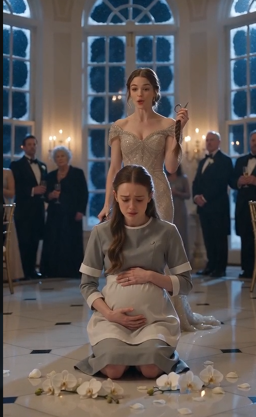 When Vivienne Mercer held Mara Bell’s severed braid above the crushed white orchids, the entire ballroom fell into a silence so complete that Mara could hear the faint metallic shake of the embroidery scissors still trembling in Vivienne’s hand.