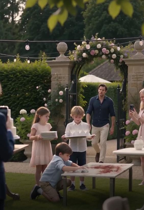 He Found His Children Serving the Family Party—Then Asked Who Paid for Everything