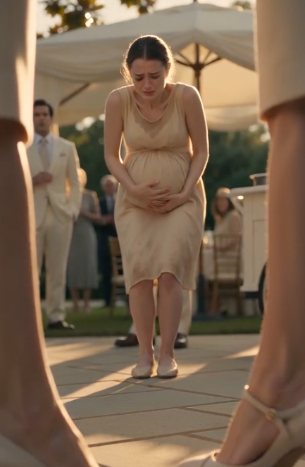 A Wealthy Mother-In-Law Forced Her Pregnant Daughter-In-Law to Stand Outside the Family Garden Party... Until Her Estranged Sister Recognized the Brass Key Lying on the Stone Floor