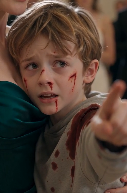 THE BLOODIED BOY RAN INTO A ROYAL GALA—THEN CALLED THE DUCHESS “MOM”