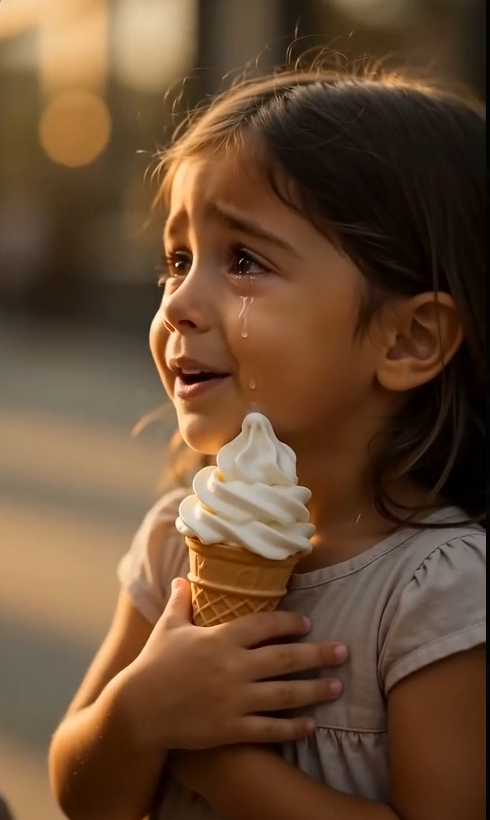 The little girl was crying long before anyone truly noticed her.