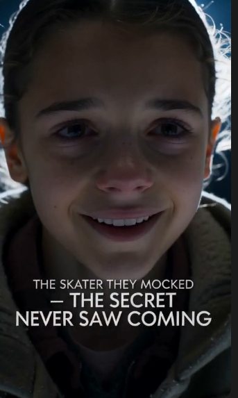 The laughter started before Clara even reached the center of the ice.