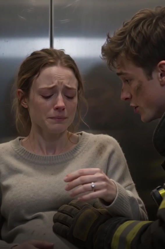 Trapped in an Elevator for Seven Hours… My Firefighter Husband Saved His Ex First—And Left His Pregnant Wife to Die