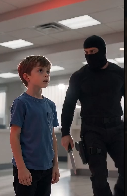 The Robber Laughed at the Boy’s Warning… Until His Father Entered the Bank