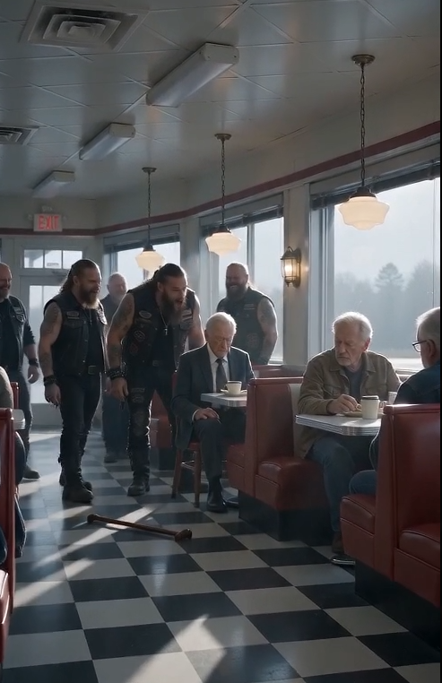 They Stole an Old Man’s Cane… Then 10 Black SUVs Arrived and Everyone Went Silent