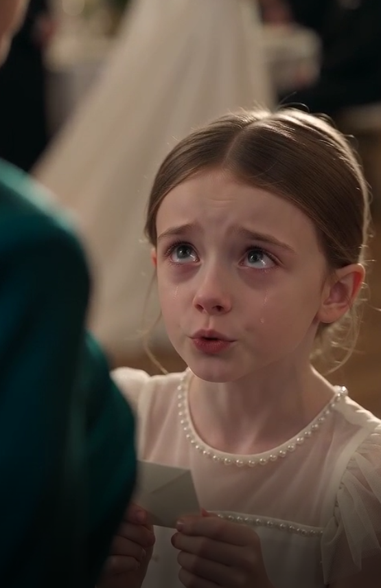 THE LITTLE GIRL WALKED INTO THE WEDDING GALA… AND STOPPED EVERYONE COLD.