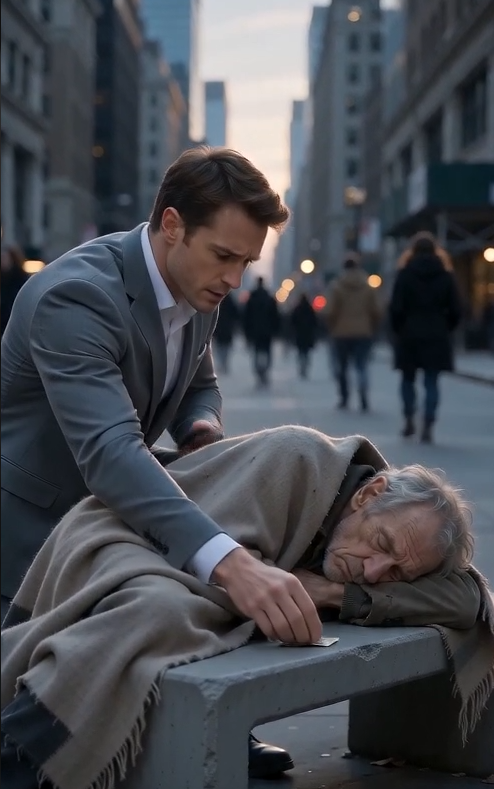 THE STRANGER WHO FOUND A MILLIONAIRE’S SECRET IN HIS COAT POCKET