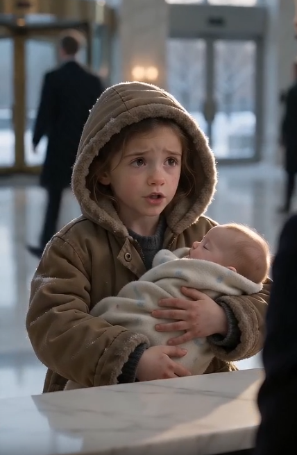The Seven-Year-Old Girl Walked Into A Billionaire’s Office Asking For A Job — Because Her Baby Sister Was Starving