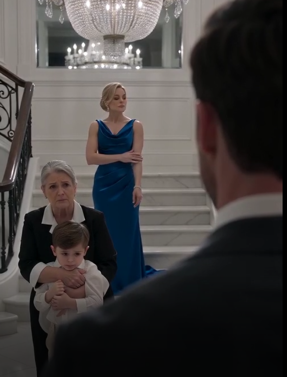 “The moment Ethan walked in, he saw his son lying on the cold marble floor… and he knew something unforgivable had happened.”