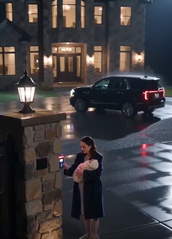Three Days After Giving Birth, My Husband Locked Me and Our Newborn Out in the Rain—He Flew to Miami Smiling, Then Came Home to Find the Mansion Sold