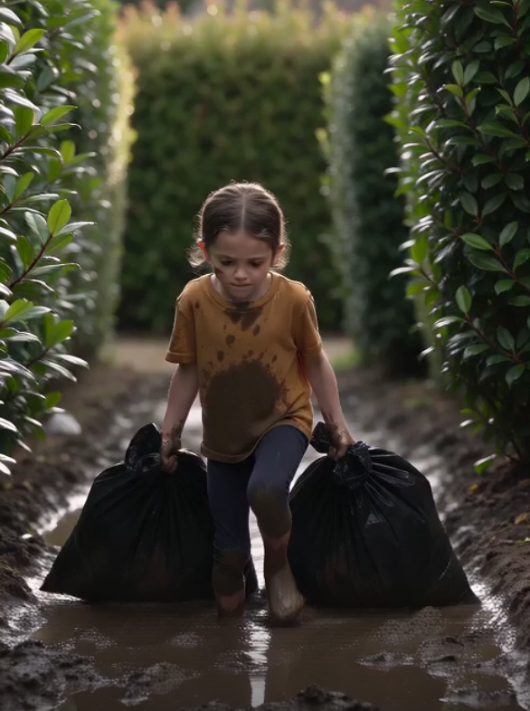 🔥 My Wife Thought I Was Still in Dubai… Then I Came Home Early and Found My 8-Year-Old Daughter Dragging Trash Through the Mud