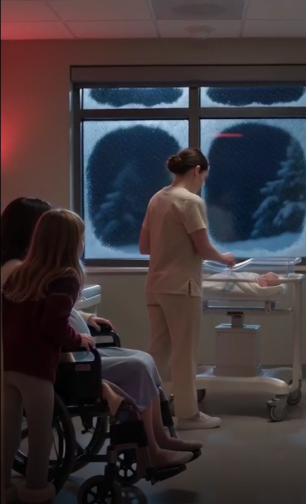 THE WOMAN IN THE NURSE’S UNIFORM CAME FOR HER NEWBORN DURING THE BLACKOUT.