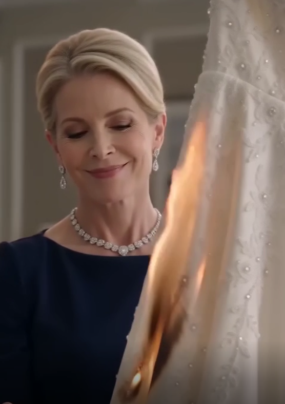 MY MOTHER-IN-LAW SET MY WEDDING DRESS ON FIRE 30 MINUTES BEFORE THE CEREMONY—SHE DIDN’T KNOW WHAT ONE TAP ON MY PHONE WOULD DO