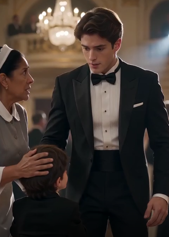 THE LITTLE BOY CRASHED THE BILLIONAIRE’S WEDDING CRYING, “AUNT ELENA!”—THEN HE PULLED OUT A LETTER THAT DESTROYED THE FAMILY