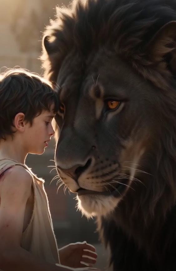 They Threw a Helpless Boy Into the Arena—Then the Black Lion Saw His Scar
