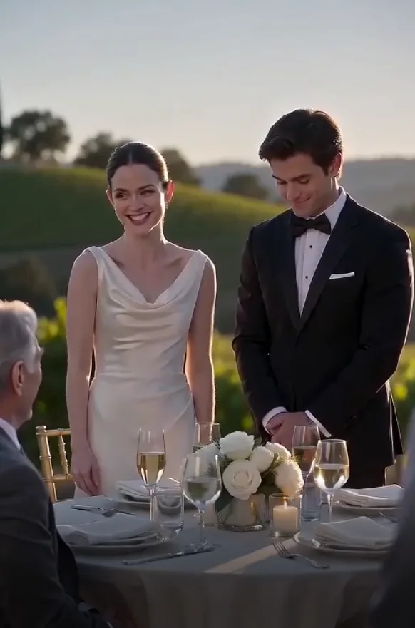 THE ENVELOPE BESIDE THE CHAMPAGNE