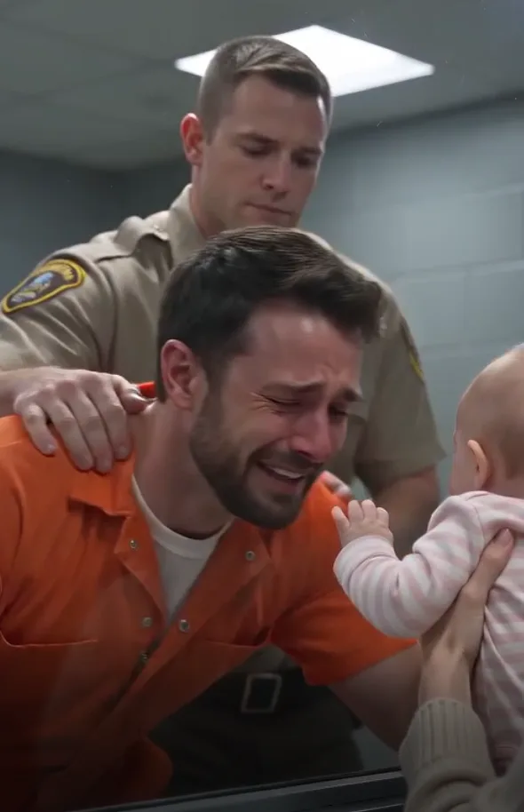 His Baby Reached Through the Prison Glass—Then Something Happened No One Expected 😭❤️