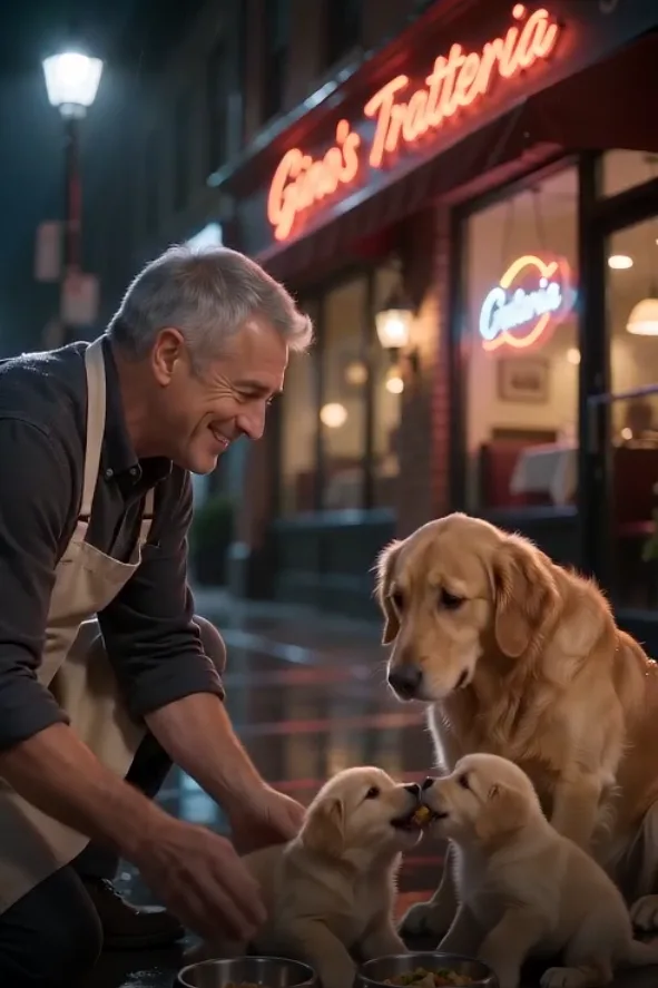 He Fed a Homeless Dog Every Night—Then One Storm Revealed the Secret Behind His Restaurant