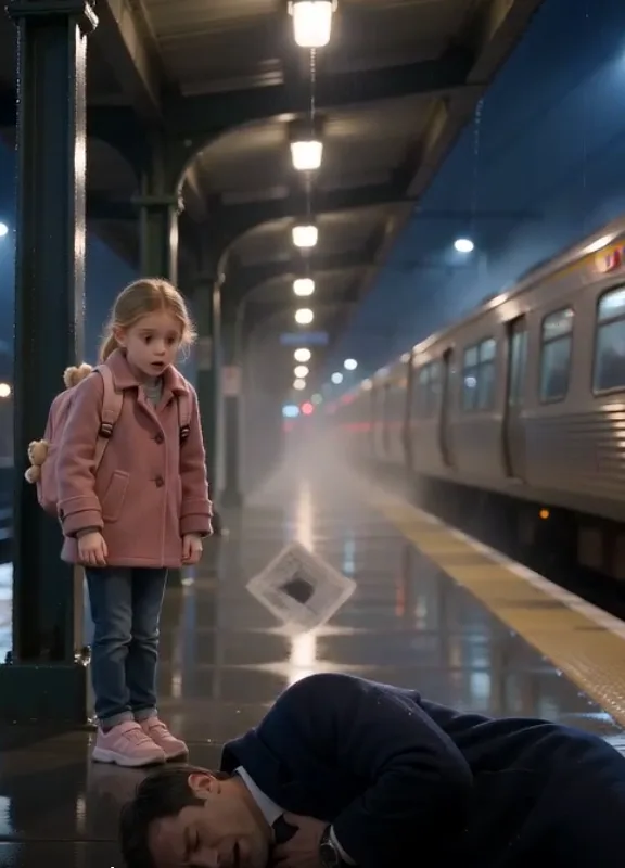 The 7-Year-Old Girl Missed Her Last Train to Save a Stranger… Then Chicago Discovered His Secret