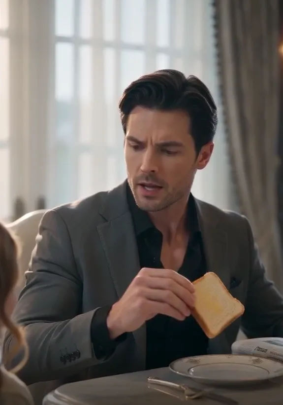 The Little Girl Warned Him Not to Take Another Bite. Then His Future Wife Walked In and Saw the Untouched Bread.