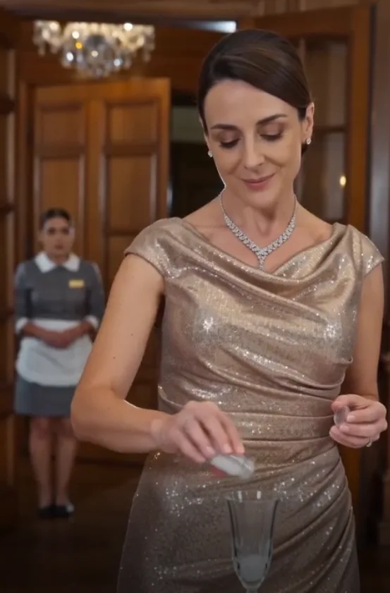 **She Poisoned His Champagne—But a Waitress’s Five Words Exposed a Deadly Secret**