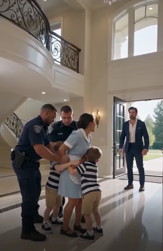 The Maid Was Handcuffed—Then a Six-Year-Old Whispered, “Dad, Mom Did It.”