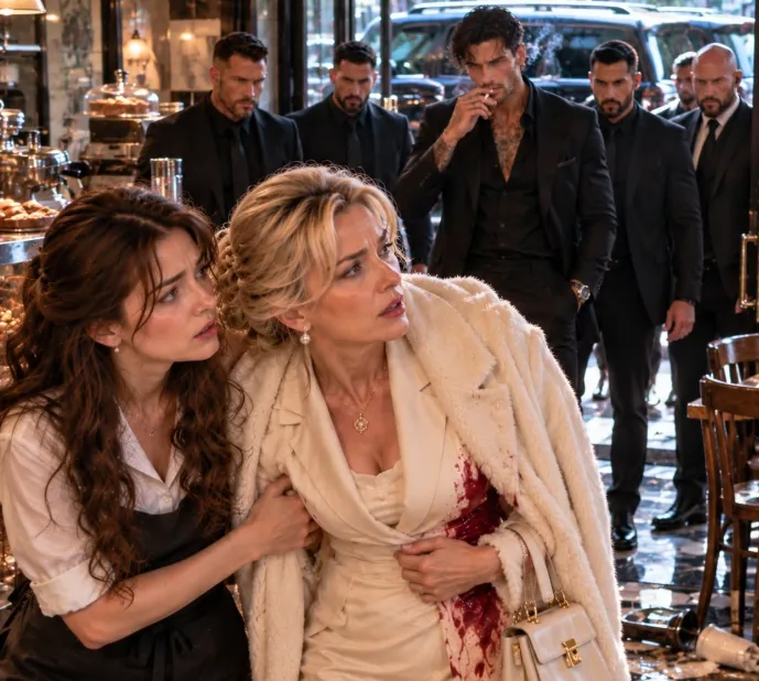 At 2:17 in the morning, forty-three dollars sat in my checking account when a bleeding woman in a cream coat stumbled into the café and whispered, “Please don’t let them find me.”