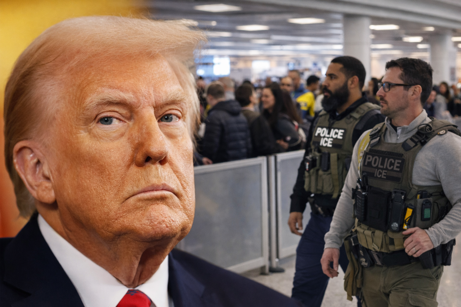 ICE Agents Deployed at U.S. Airports Amid Staffing Shortages, Drawing Praise and Renewed Debate