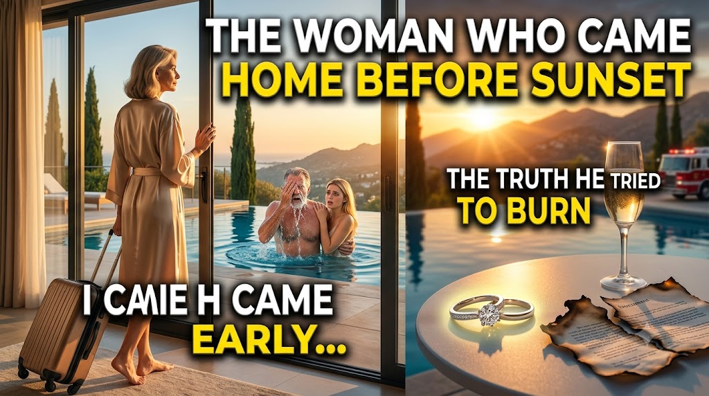 THE WOMAN WHO CAME HOME BEFORE SUNSET