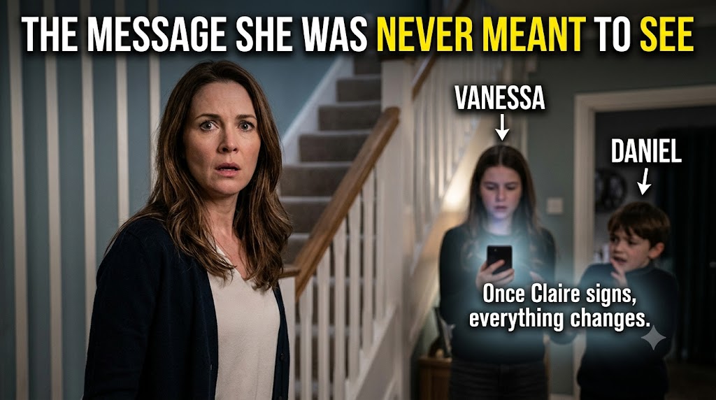 THE MESSAGE SHE WAS NEVER MEANT TO SEE